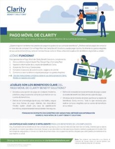 Clarity Mobile Pay – Participant (Spanish)