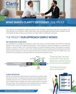Clarity “The Proof” – Client
