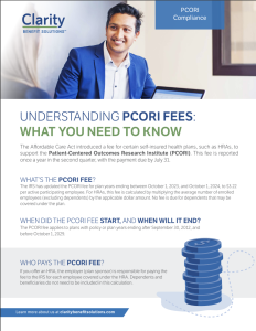 Clarity PCORI Compliance
